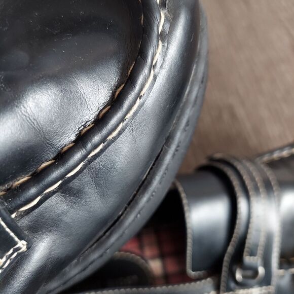 Lower East Side Vintage Black Platform Loafer Size 8 - Picture 10 of 11